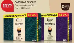 Pingo Doce Cápsulas de café corposo/aromático promoção