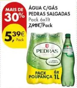 Pingo Doce Água c/gás pedras salgadas promoção