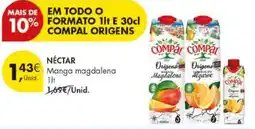 Pingo Doce Néctar manga magdalena compal origens promoção