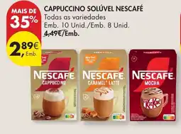 Pingo Doce Cappuccino solúvel nescafé promoção
