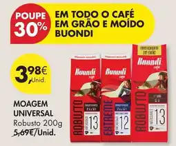 Pingo Doce Moagem universal Robusto promoção