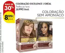 Pingo Doce Coloração excellence l'oréal promoção