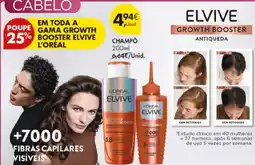 Pingo Doce champô growth booster elvive l'oréal promoção