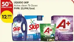 Pingo Doce Líquido skip active clean promoção