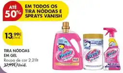 Pingo Doce Tira nódoas em gel vanish promoção