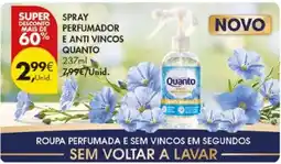 Pingo Doce spray perfumador e anti vincos quanto promoção