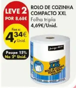 Pingo Doce Rolo de cozinha compacto xxl promoção