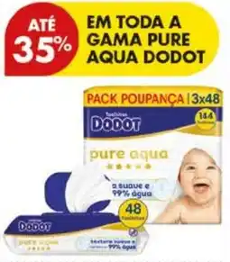 Pingo Doce Em toda a gama pure aqua dodot promoção