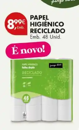 Pingo Doce Papel higiênico reciclado pingo doce promoção