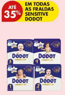 Pingo Doce Em todas as fraldas sensitive dodot promoção