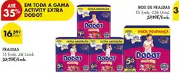 Pingo Doce Fraldas dodot activity promoção