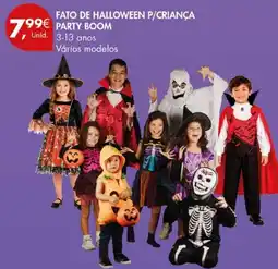 Pingo Doce Fato de Halloween p/criança party boom promoção