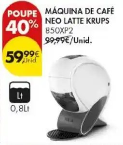 Pingo Doce máquina de café neo latte krups promoção