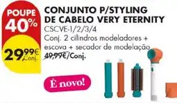 Pingo Doce Conjunto p/styling de cabelo very eternity promoção