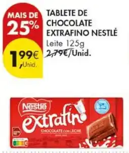 Pingo Doce Tablete de chocolate extrafino nestlé promoção