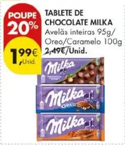 Pingo Doce Tablete de chocolate milka promoção