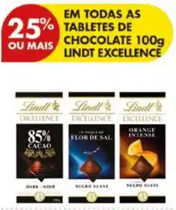 Pingo Doce Em todas as tabletes de chocolate lindt excellence promoção