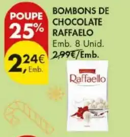 Pingo Doce bombons de chocolate raffaello promoção