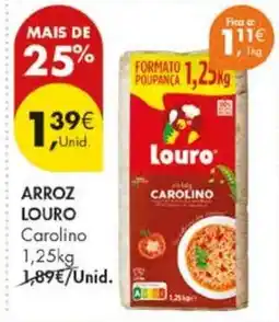 Pingo Doce Arroz Louro Carolino promoção