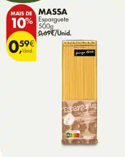 Pingo Doce Massa esparguete pingo doce promoção