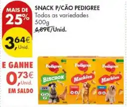 Pingo Doce snack p/cão pedigree promoção