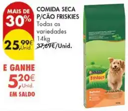 Pingo Doce comida seca p/cão friskies promoção