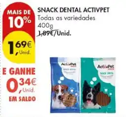 Pingo Doce Snack dental activpet promoção