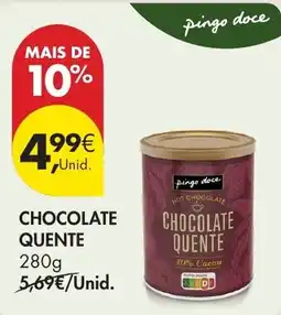 Pingo Doce Chocolate quente pingo doce promoção