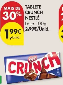 Pingo Doce Tablete crunch nestlé promoção