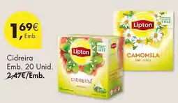 Pingo Doce Lipton cidreira infusão promoção