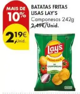Pingo Doce Batatas fritas lisas lay's promoção