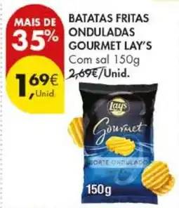 Pingo Doce batatas fritas onduladas gourmet lay's promoção