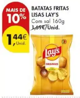 Pingo Doce batatas fritas lisas lay's promoção