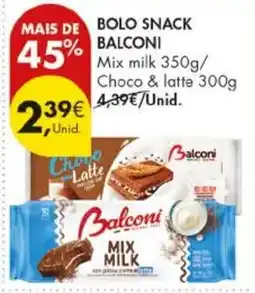 Pingo Doce Bolo snack balconi promoção