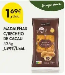 Pingo Doce Madalenas c/recheio de cacau pingo doce promoção