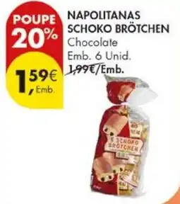 Pingo Doce Napolitanas schoko brötchen chocolate promoção