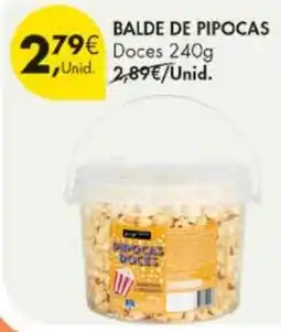 Pingo Doce Balde de pipocas doces promoção