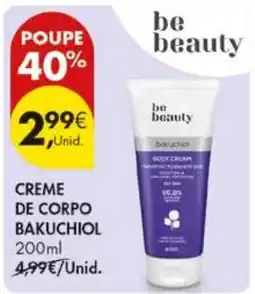 Pingo Doce be beauty creme de corpo bakuchiol promoção