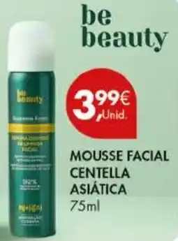 Pingo Doce be beauty mousse facial centella asiática promoção