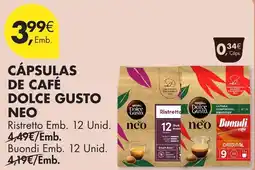 Pingo Doce cápsulas de café dolce gusto neo promoção