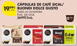 Pingo Doce cápsulas de café sical/ buondi dolce gusto promoção