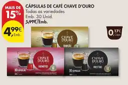 Pingo Doce Cápsulas de café chave d'ouro promoção
