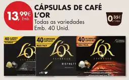 Pingo Doce cápsulas de café l'or promoção