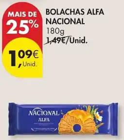 Pingo Doce Bolachas alfa nacional promoção