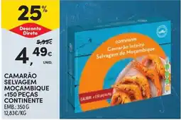 Continente Camarão selvagem moçambique continente promoção