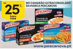 Continente No camarão ultracongelado da marca pescanova promoção