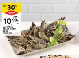 Continente Camarão black tiger promoção