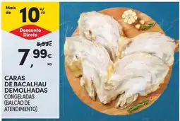 Continente Caras de bacalhau demolhadas promoção