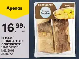 Continente Postas de bacalhau continente promoção