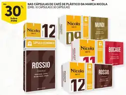 Continente Cápsulas de café de plástico da marca Nicola promoção